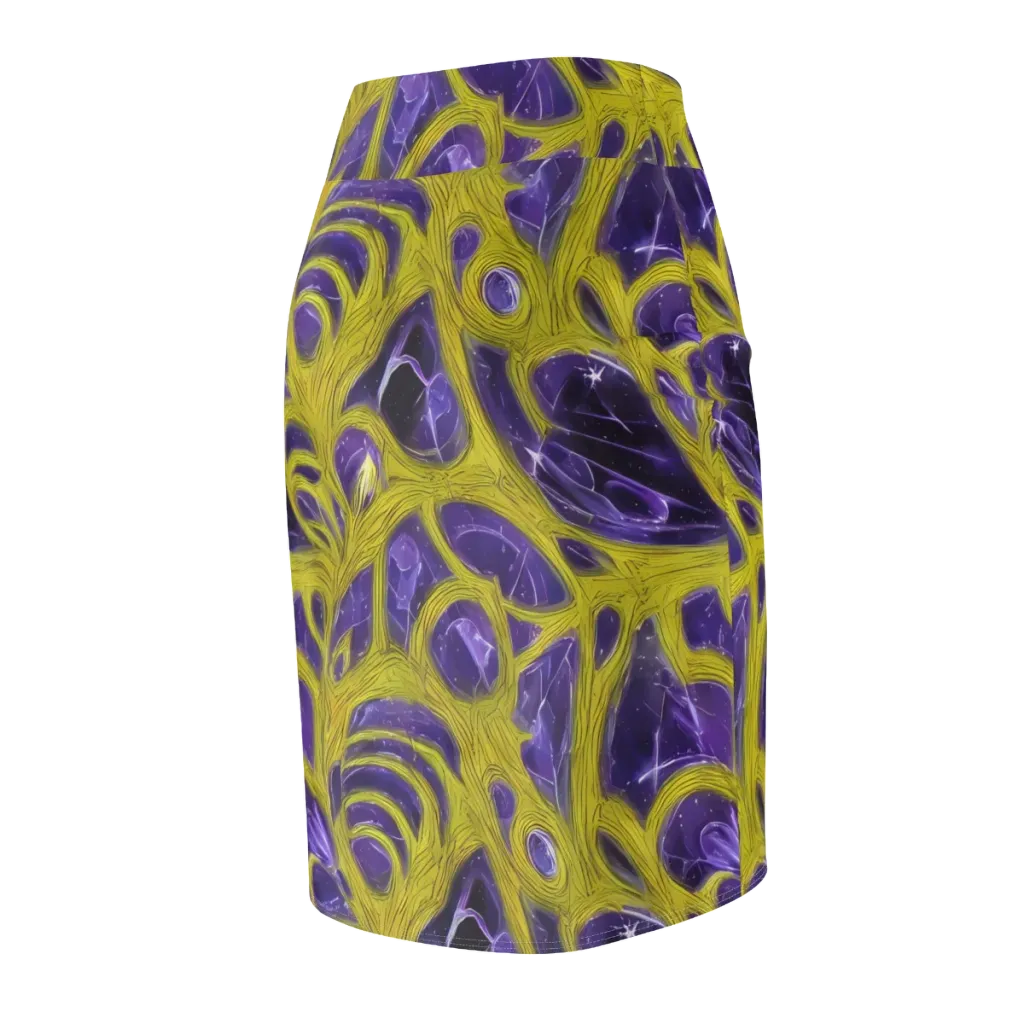 Violet Nerve on Pencil Skirt — Back Side