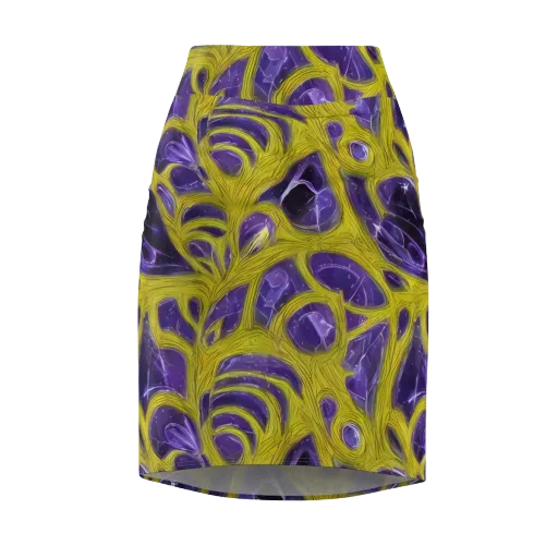 Violet Nerve on a Pencil Skirt