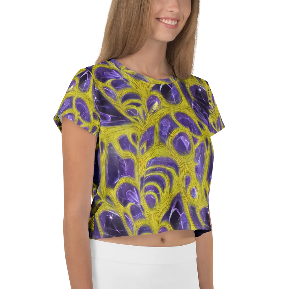 Violet Nerve on Crop Tee — Right