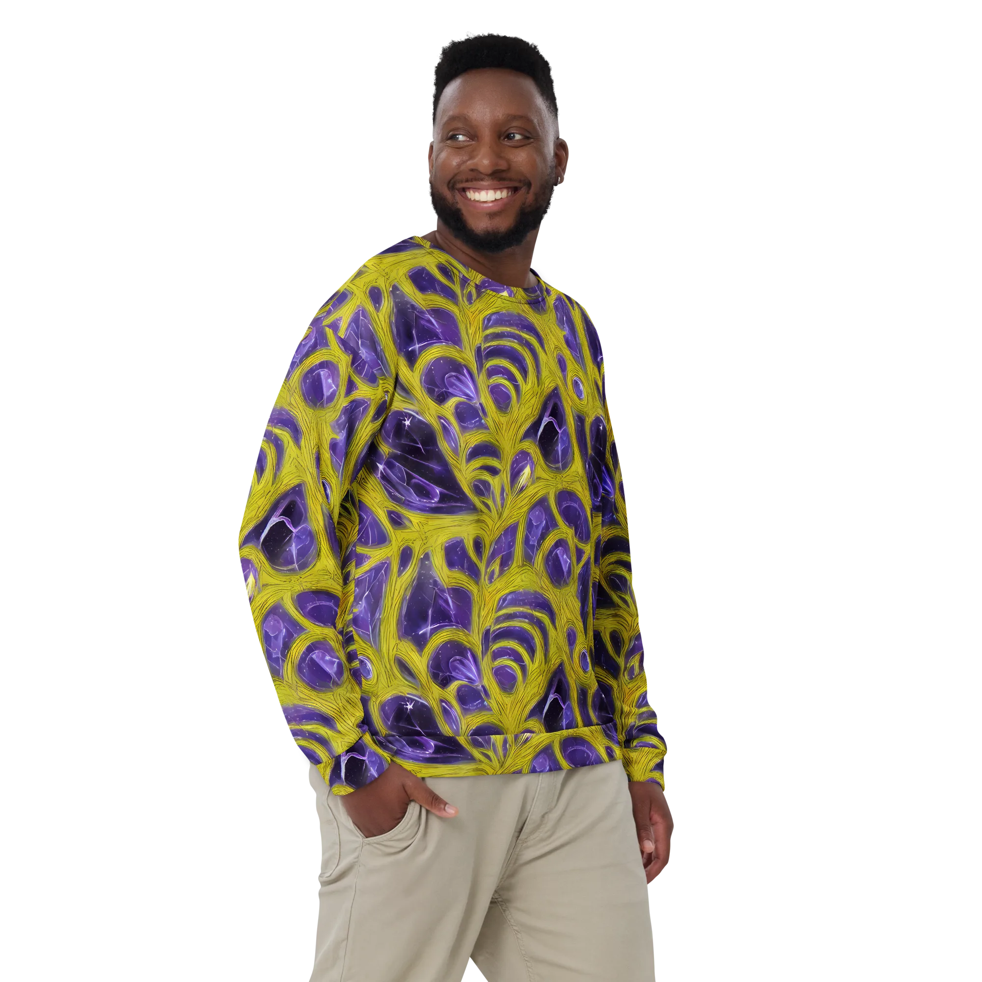 Violet Nerve on Sweatshirt — Front