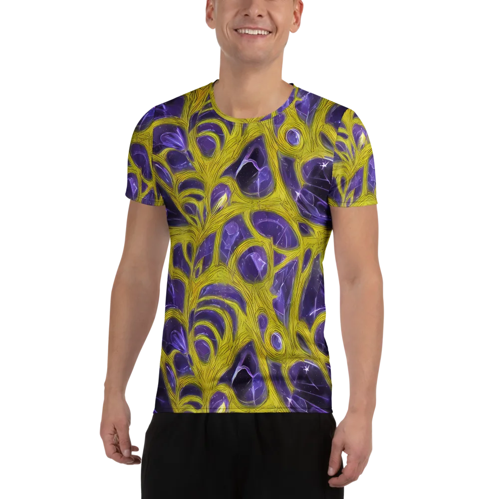 Violet Nerve on Men's Athletic T-Shirt — Front