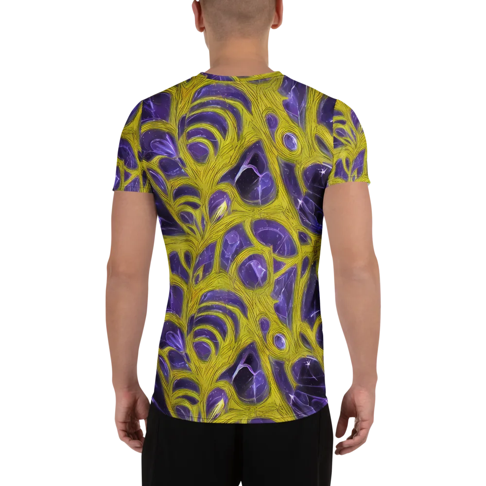 Violet Nerve on Men's Athletic T-Shirt — Back