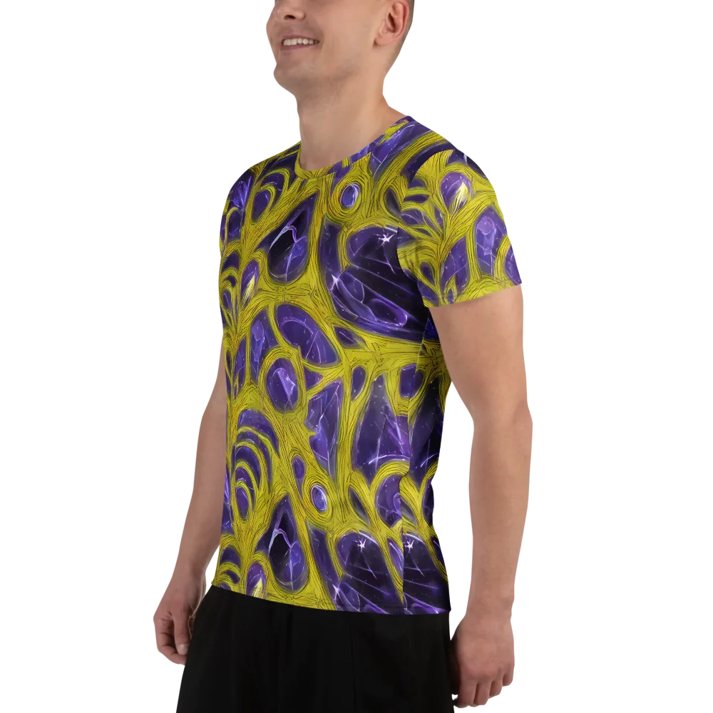 Violet Nerve on Men's Athletic T-Shirt — Left