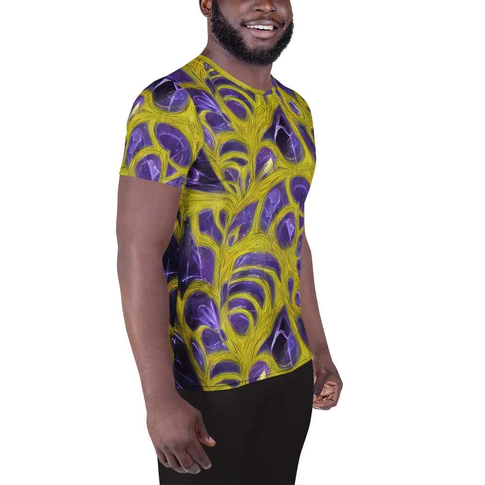 Violet Nerve on Men's Athletic T-Shirt — Right