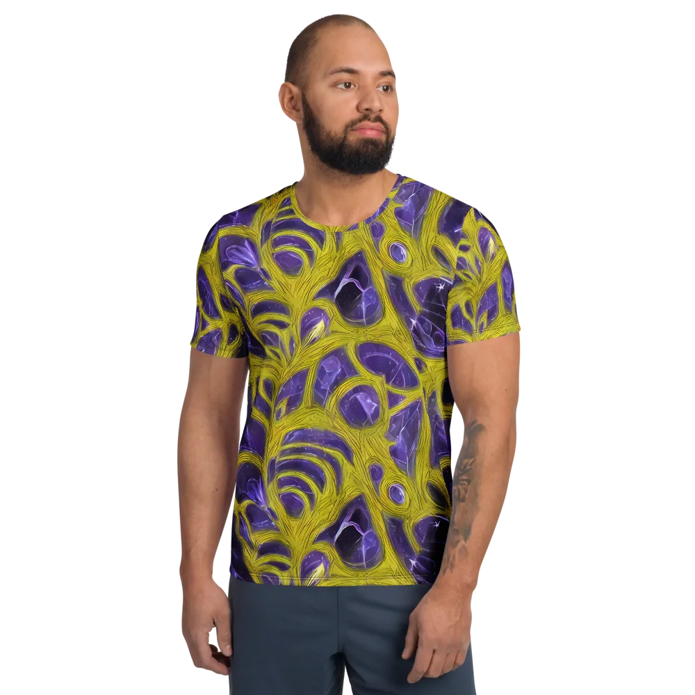 Violet Nerve on Men's Athletic T-Shirt — Front