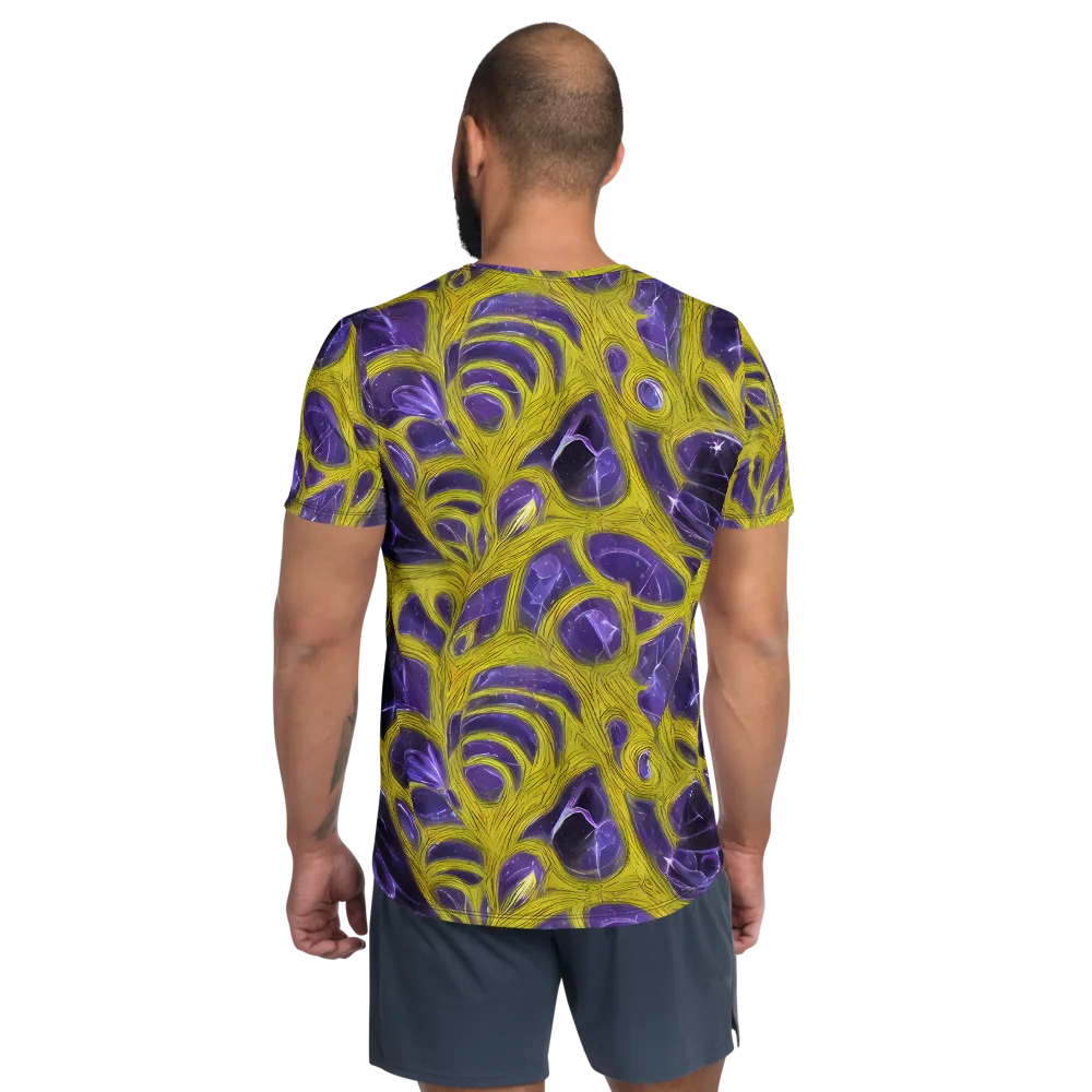 Violet Nerve on Men's Athletic T-Shirt — Back
