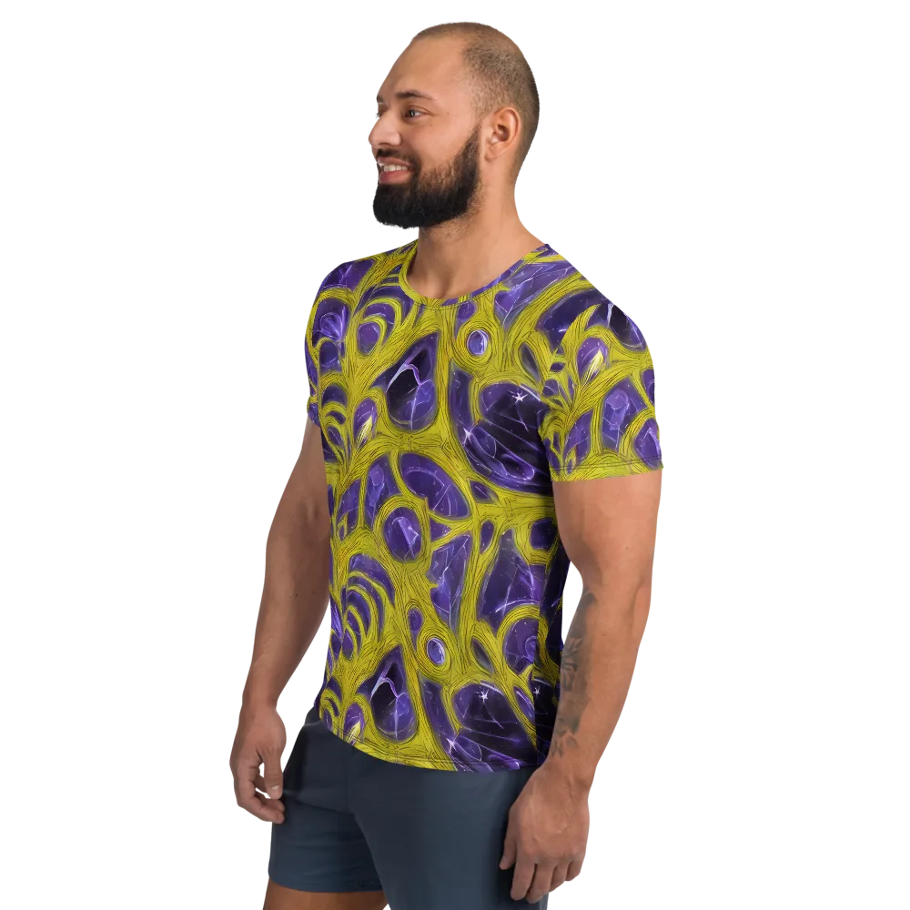 Violet Nerve on Men's Athletic T-Shirt — Left