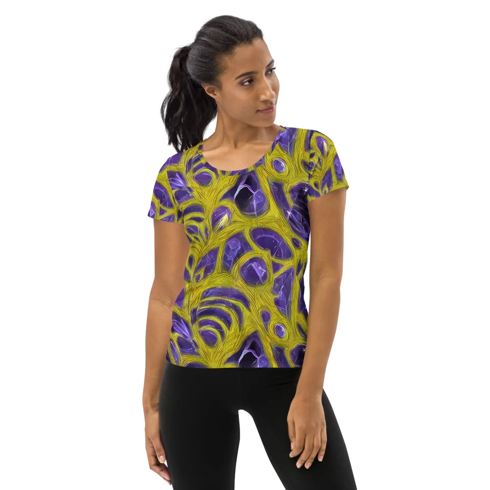 Violet Nerve on Women's Athletic T-Shirt — Front