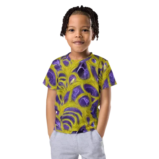 Violet Nerve on a Kids Crew Neck T-Shirt