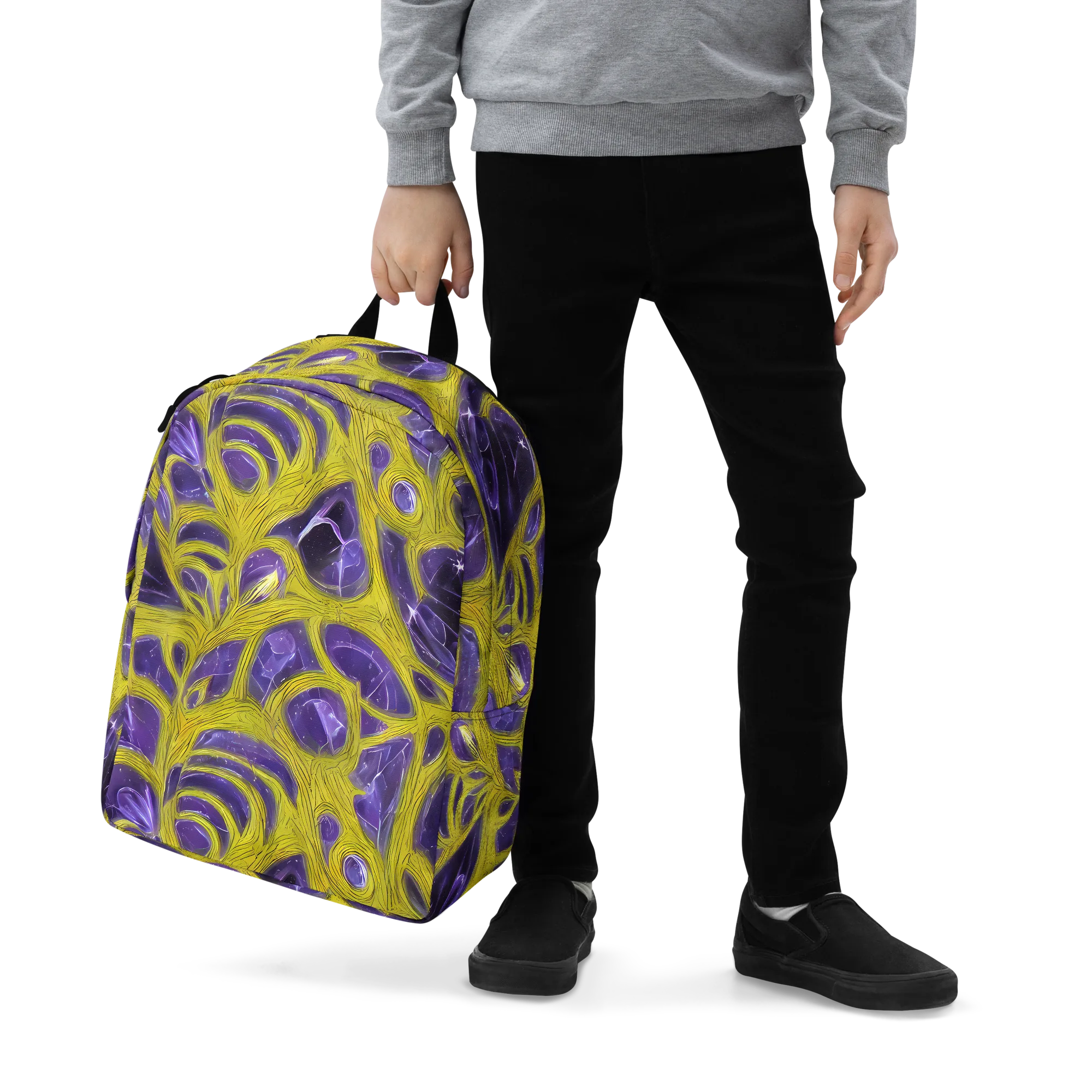 Violet Nerve on Minimalist Backpack — Zoomed-in