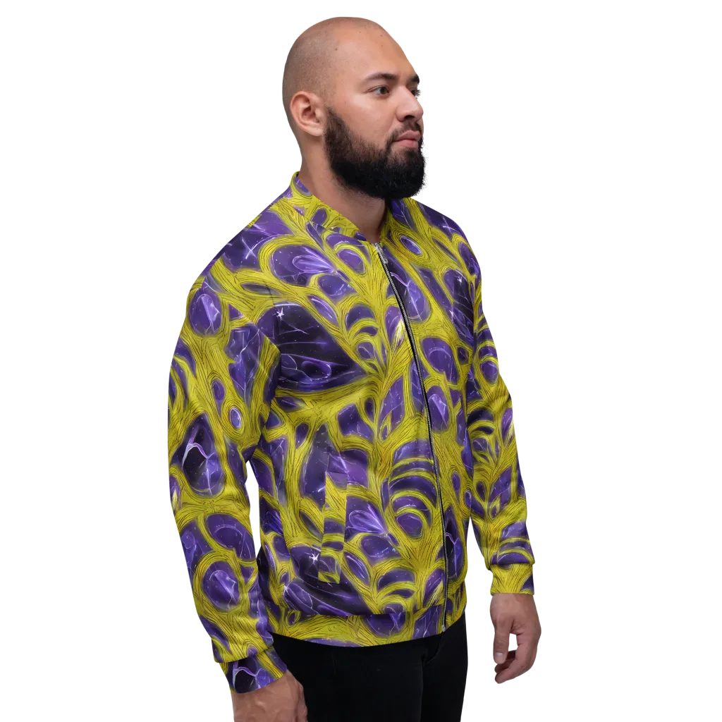 Violet Nerve on Bomber Jacket — Right