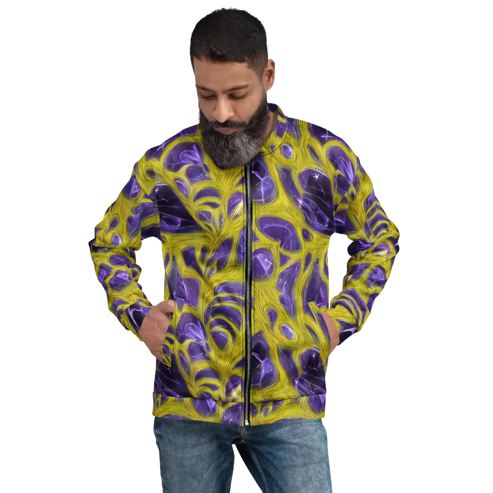 Violet Nerve on Bomber Jacket — Front