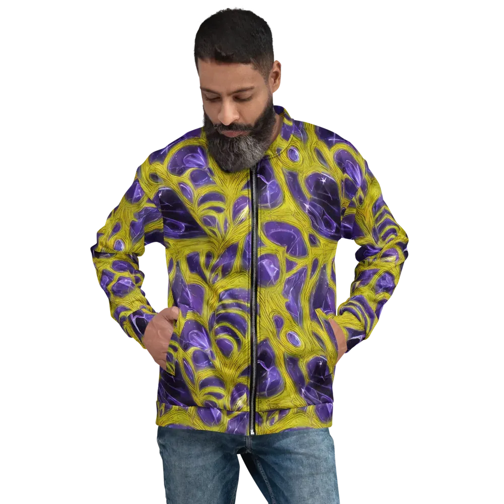 Violet Nerve on Bomber Jacket — Front