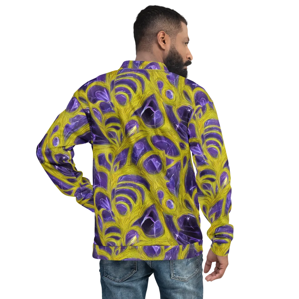 Violet Nerve on Bomber Jacket — Back