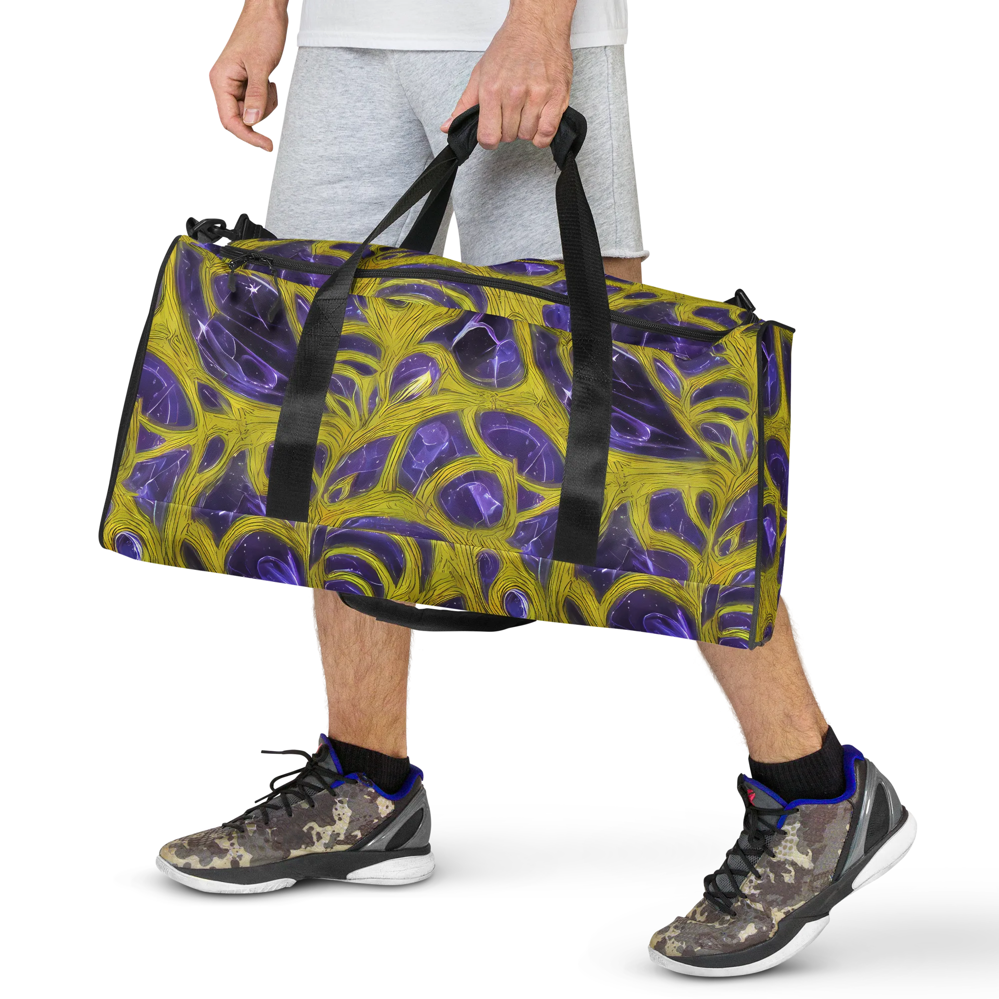 Violet Nerve on Duffle Bag — Front