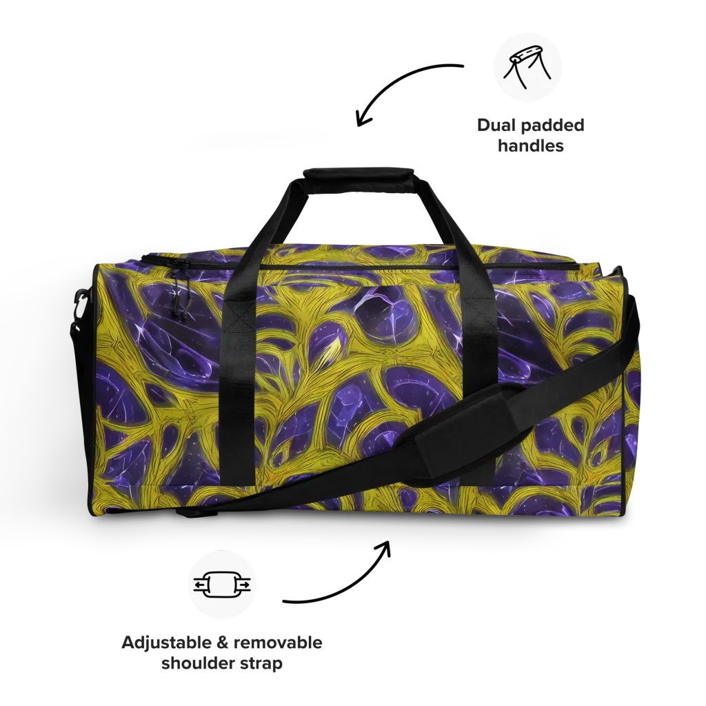 Violet Nerve on Duffle Bag — Front