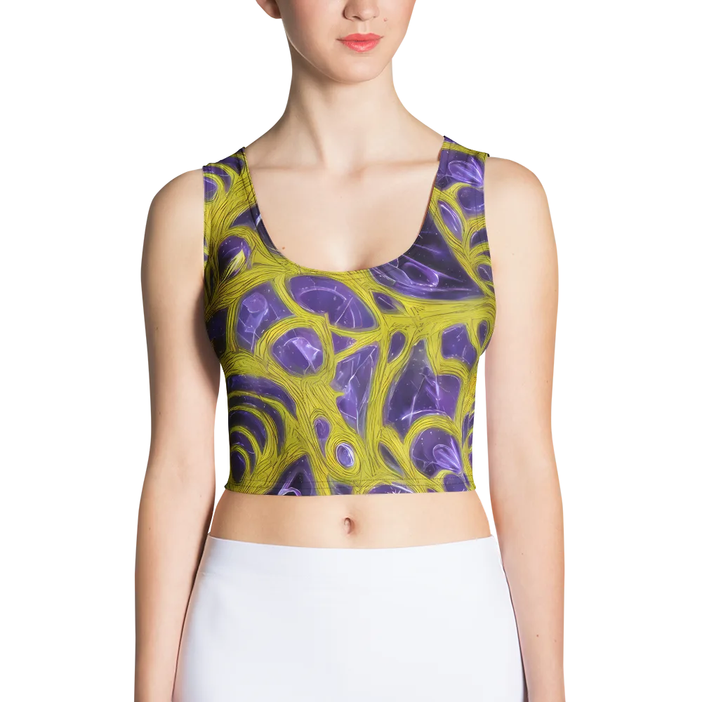 Violet Nerve on Crop Top — Front