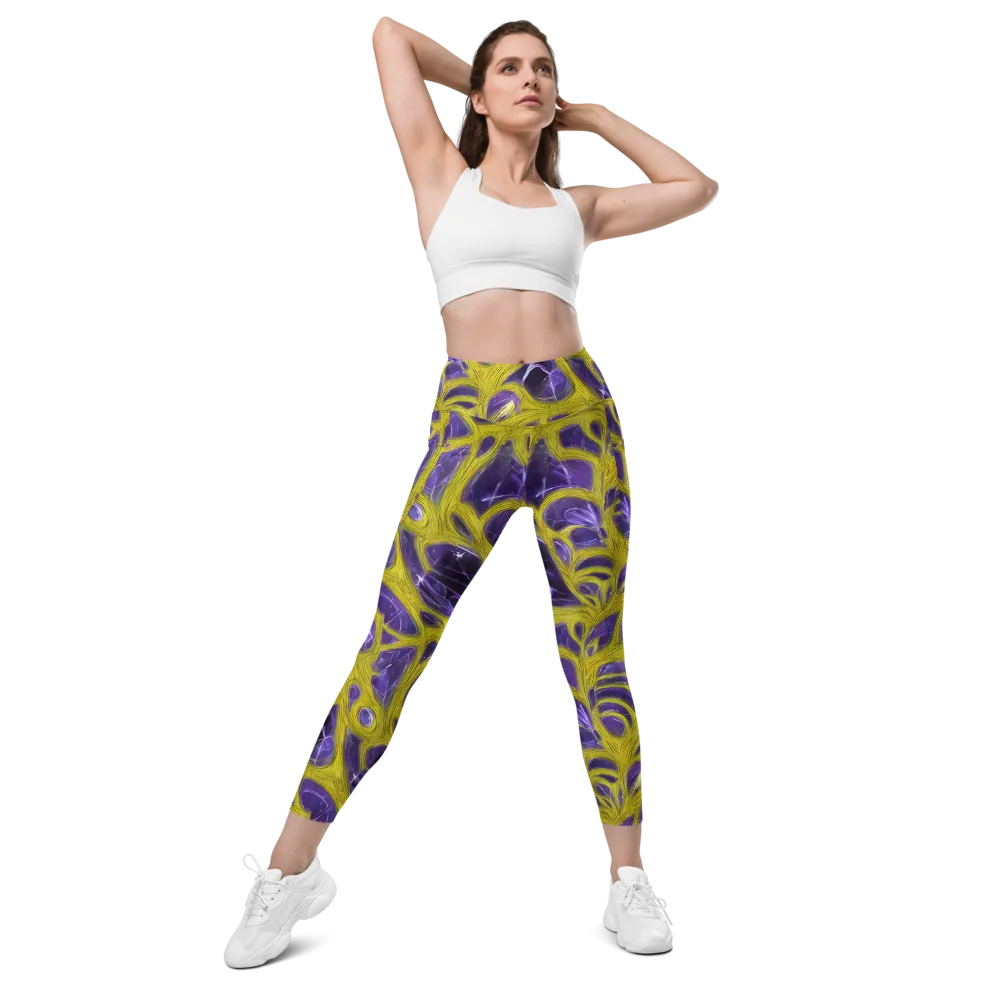 Violet Nerve on Leggings with Pockets — Front