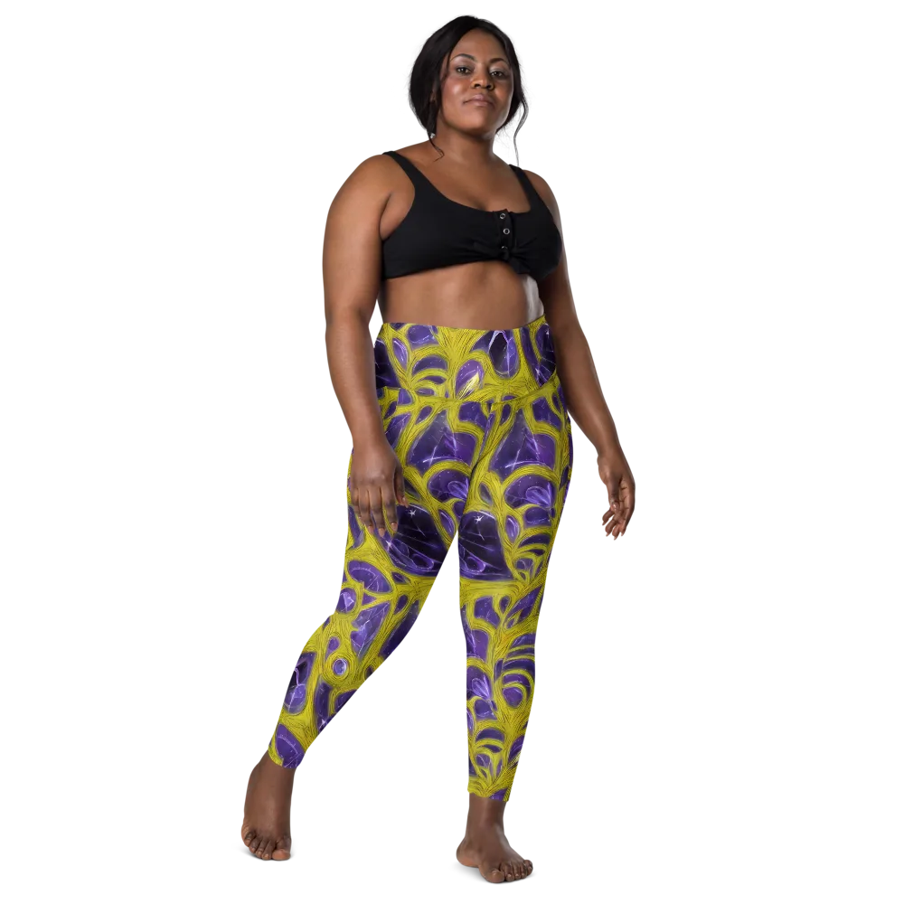 Violet Nerve on Leggings with Pockets — Front