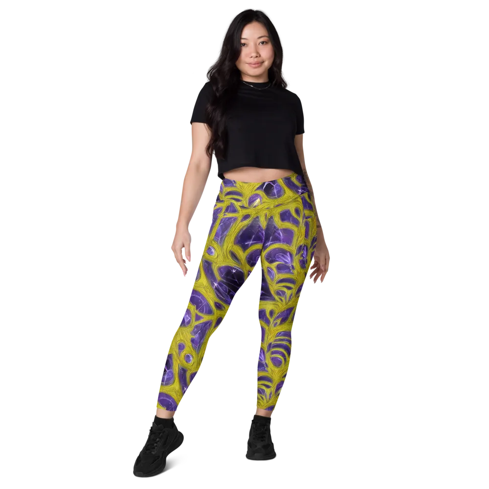 Violet Nerve on Leggings with Pockets — Front