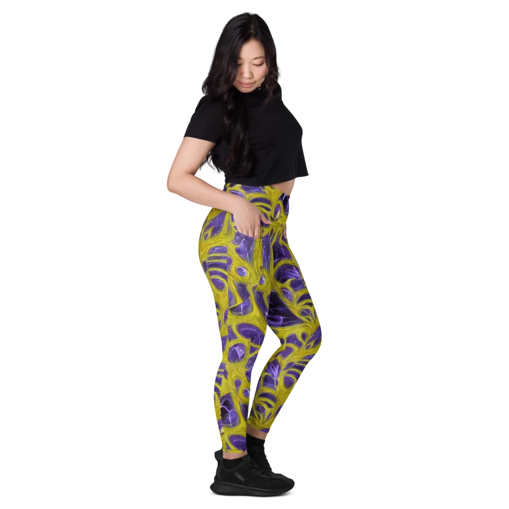 Violet Nerve on Leggings with Pockets — Right