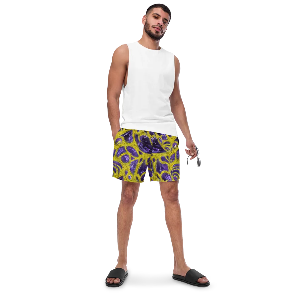 Violet Nerve on Swim Trunks — Front