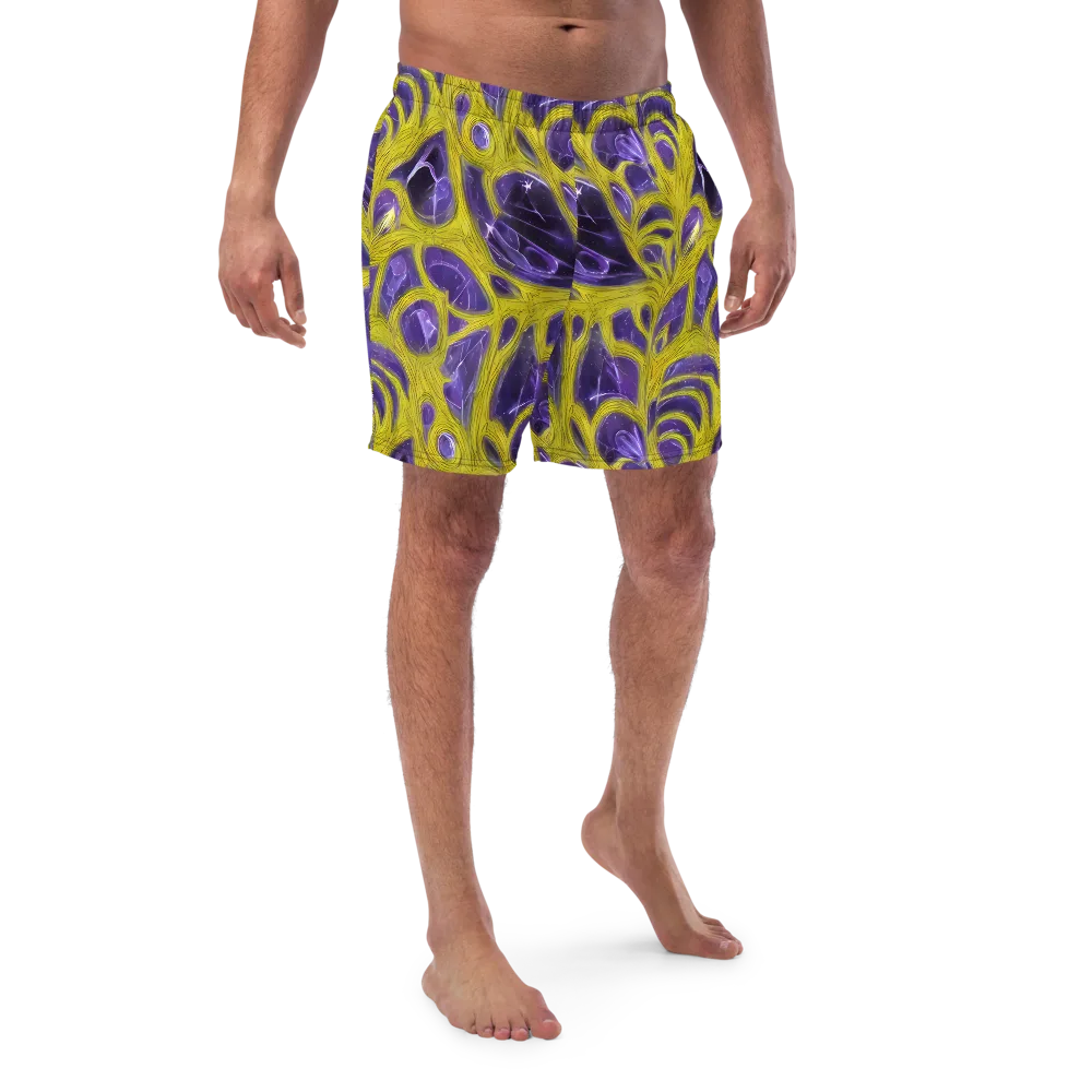 Violet Nerve on Swim Trunks — Front