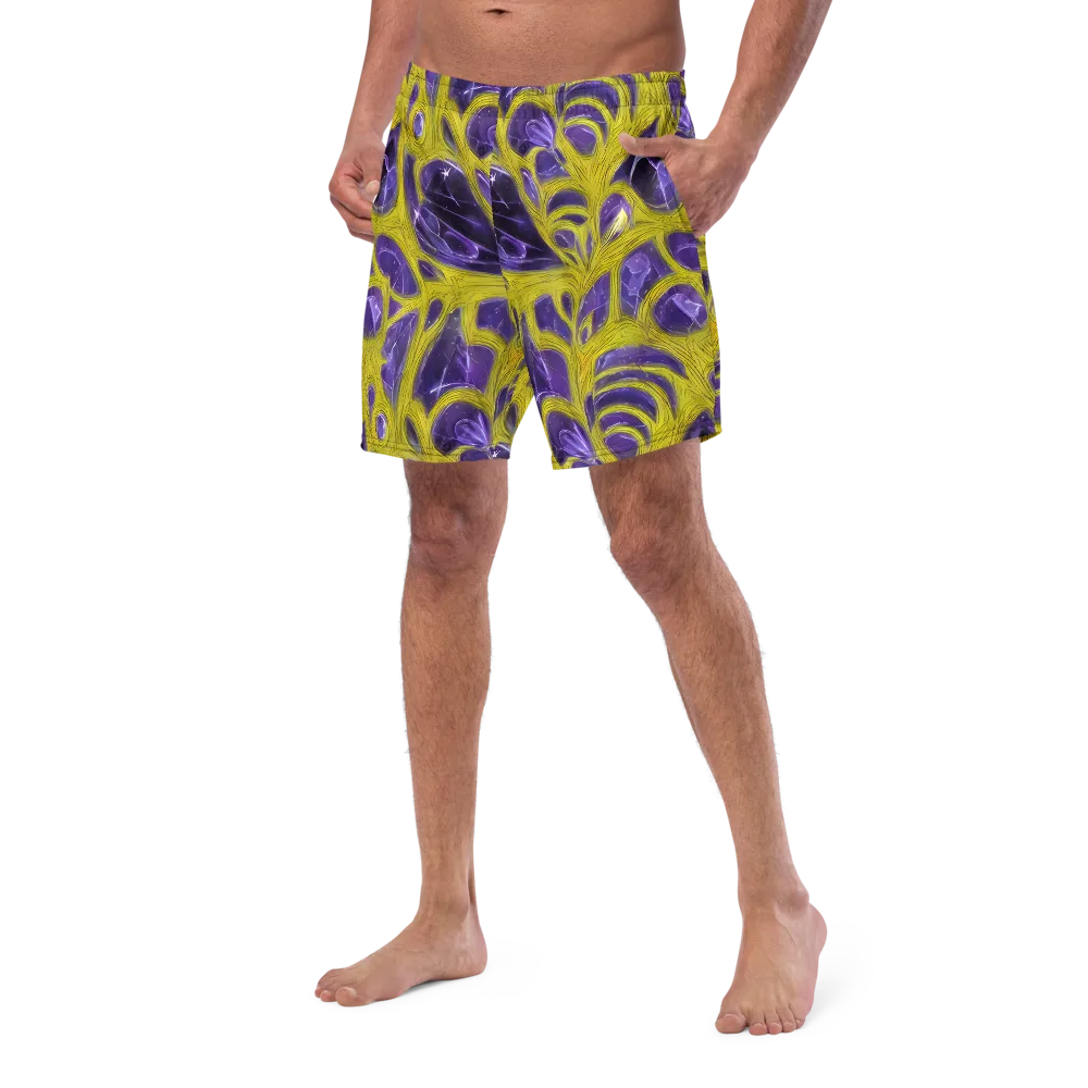 Violet Nerve on Swim Trunks — Left Front