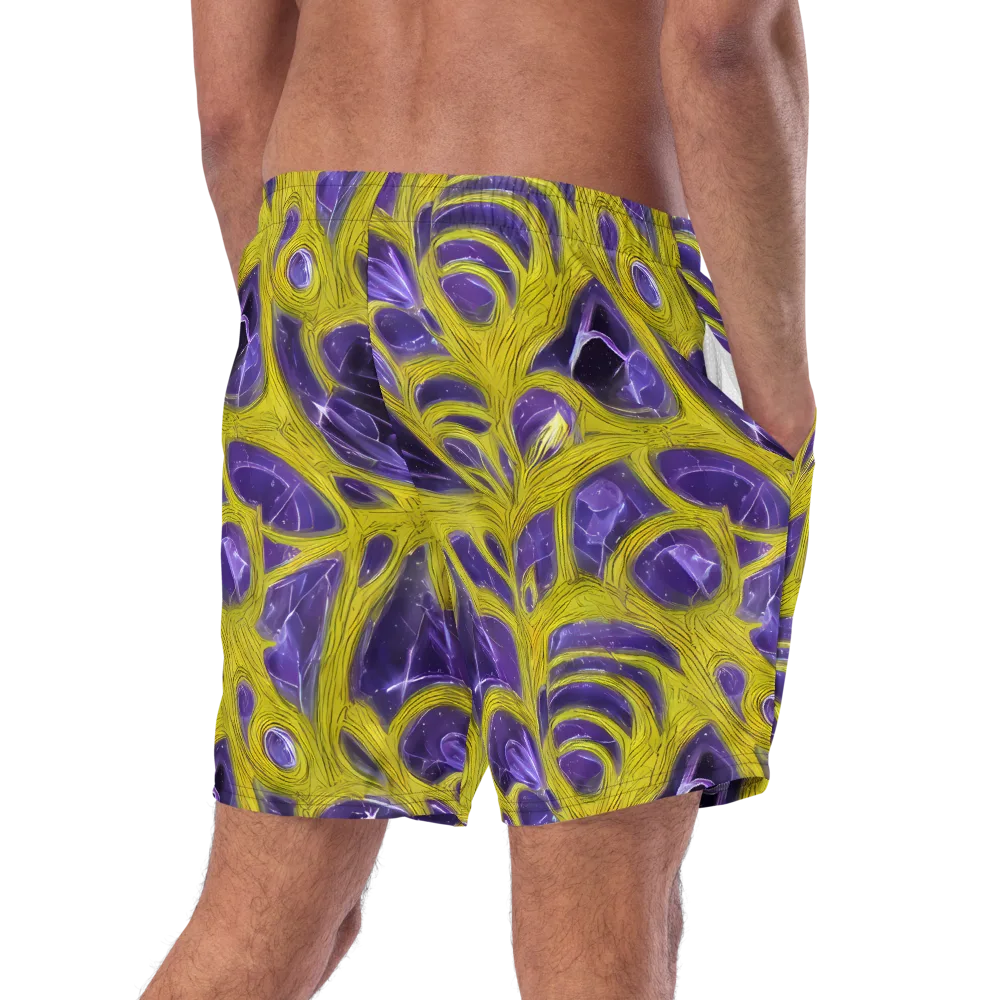 Violet Nerve on Swim Trunks — Right Back