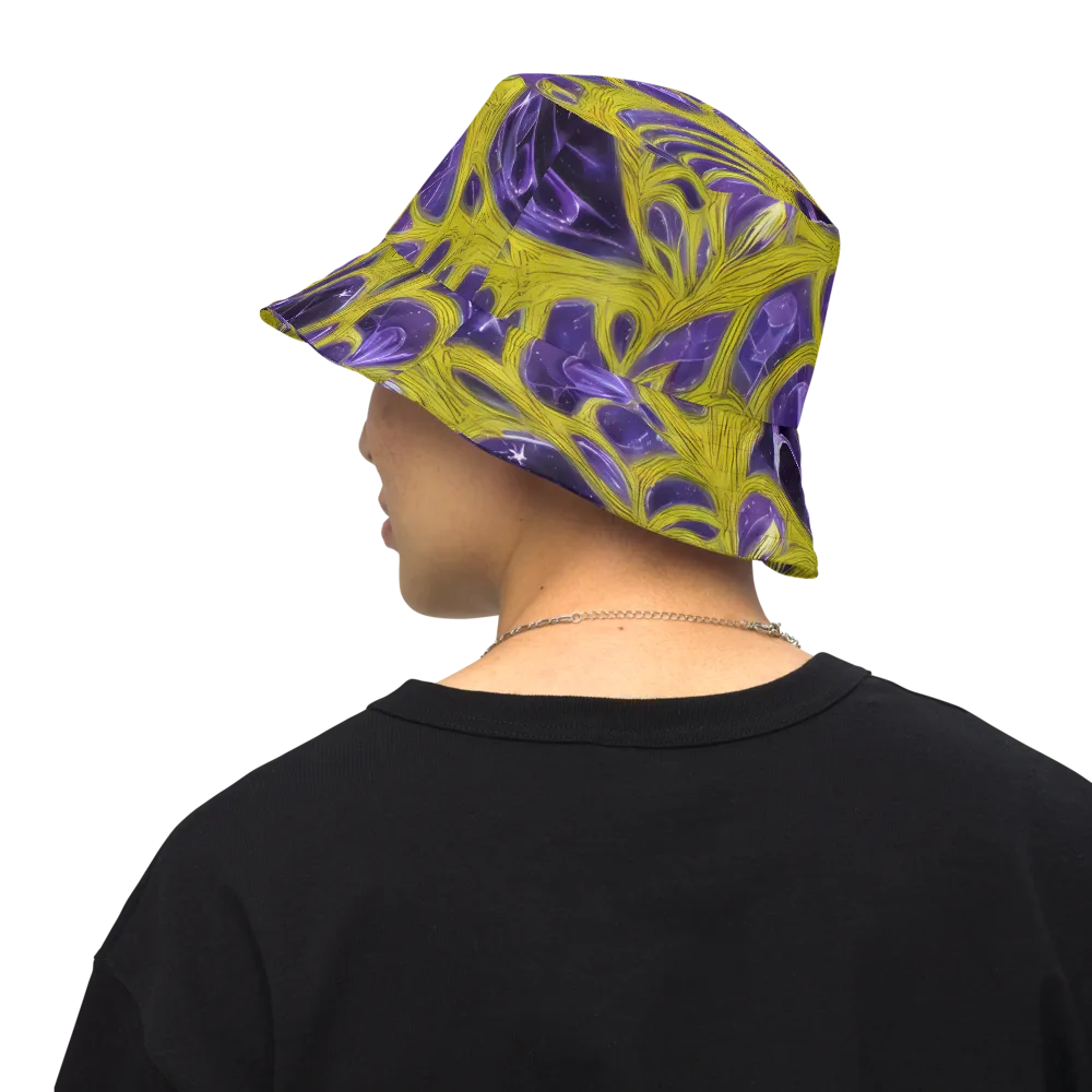 Violet Nerve on Reversible Bucket Hat — Back Inside