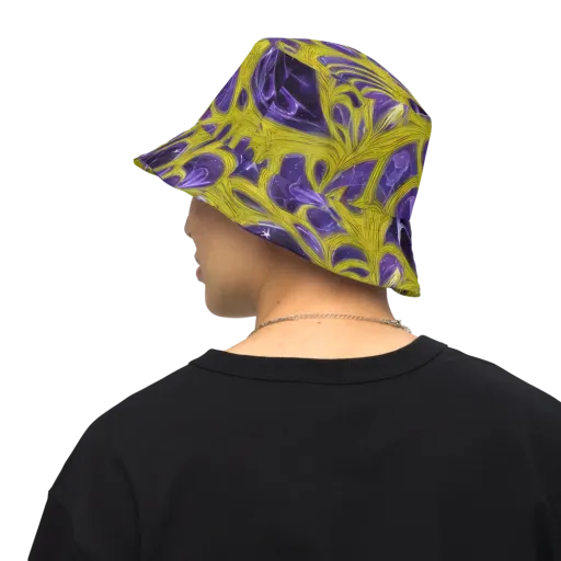 Violet Nerve on a Reversible Bucket Hat