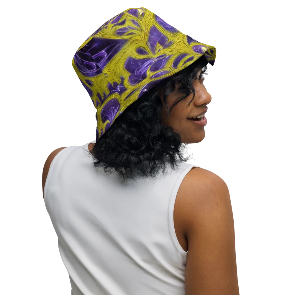 Violet Nerve on Reversible Bucket Hat — Right Outside