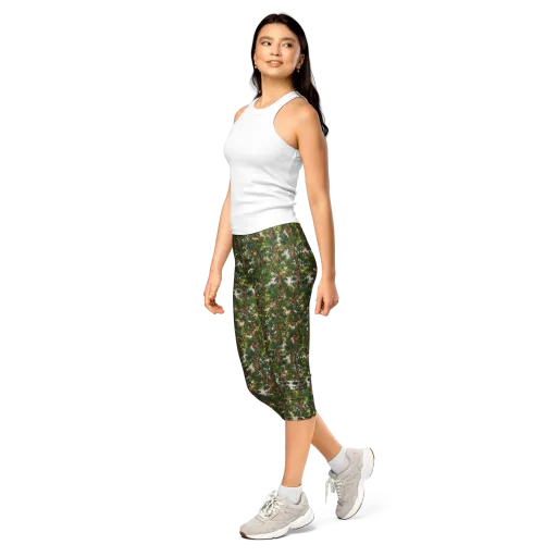 Jungle Canopy on a Capri Leggings