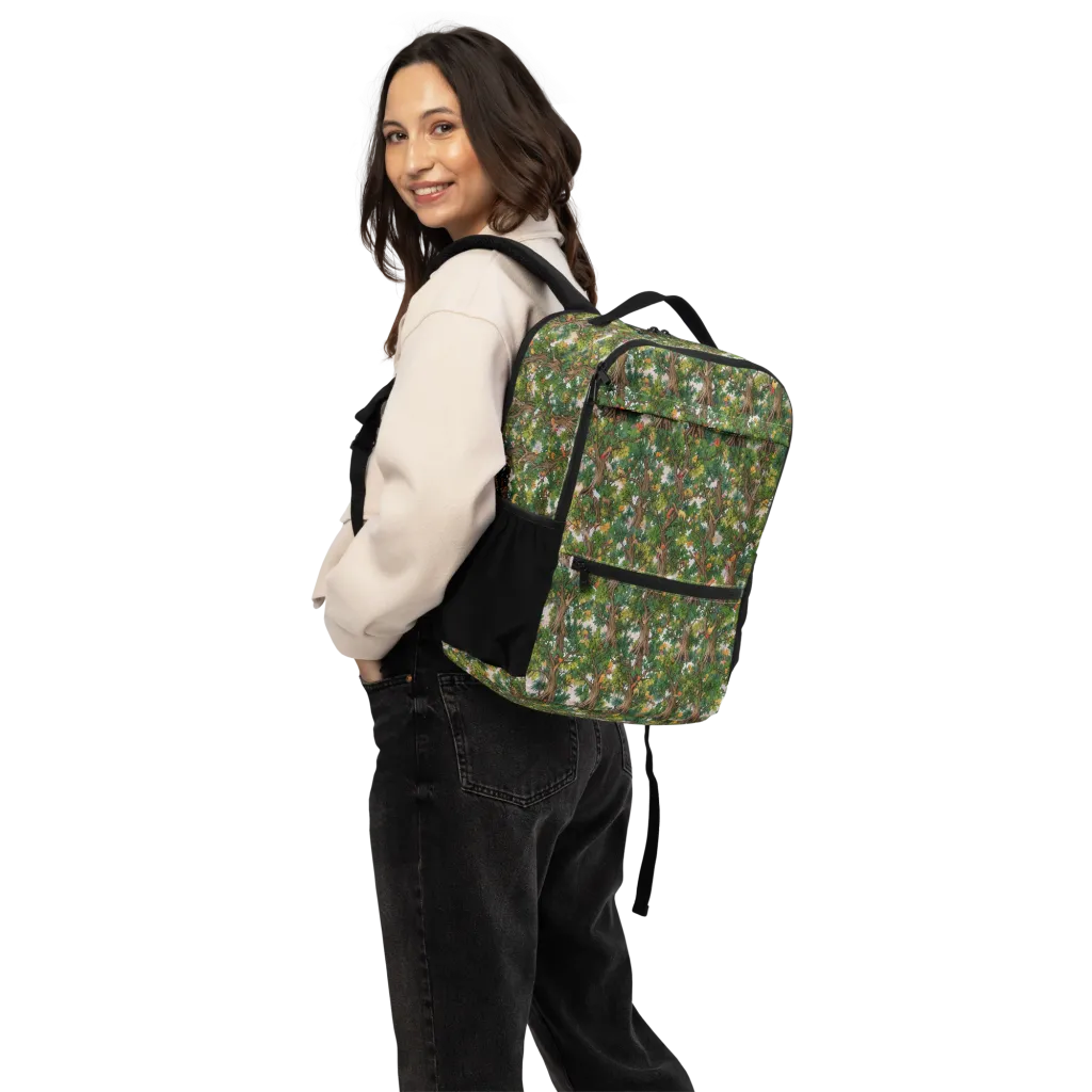 Jungle Canopy on Utility Backpack — Back