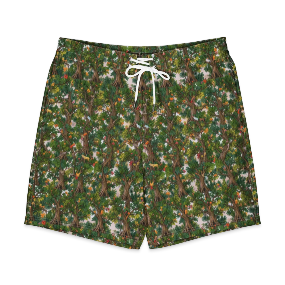Jungle Canopy on Men's Board Shorts — Front
