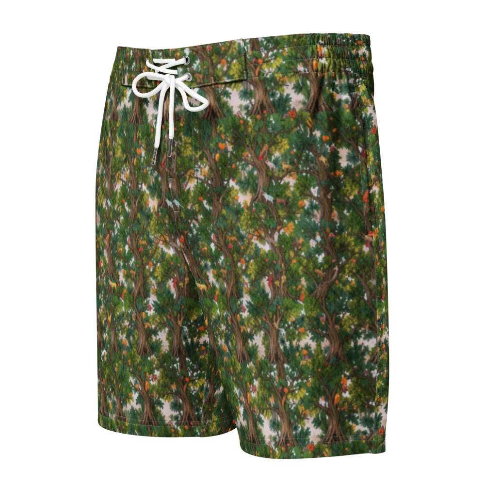 Jungle Canopy on Men's Board Shorts — Front