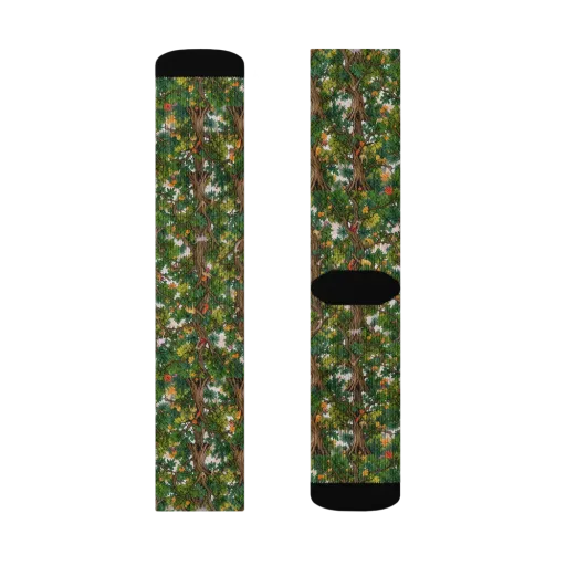 Jungle Canopy on a Socks
