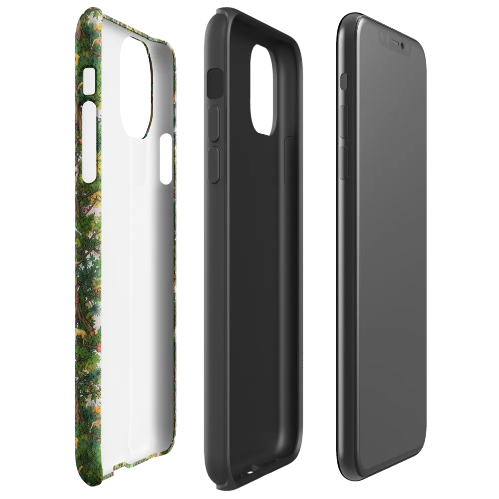 Jungle Canopy on Tough Case for iPhone® — Right