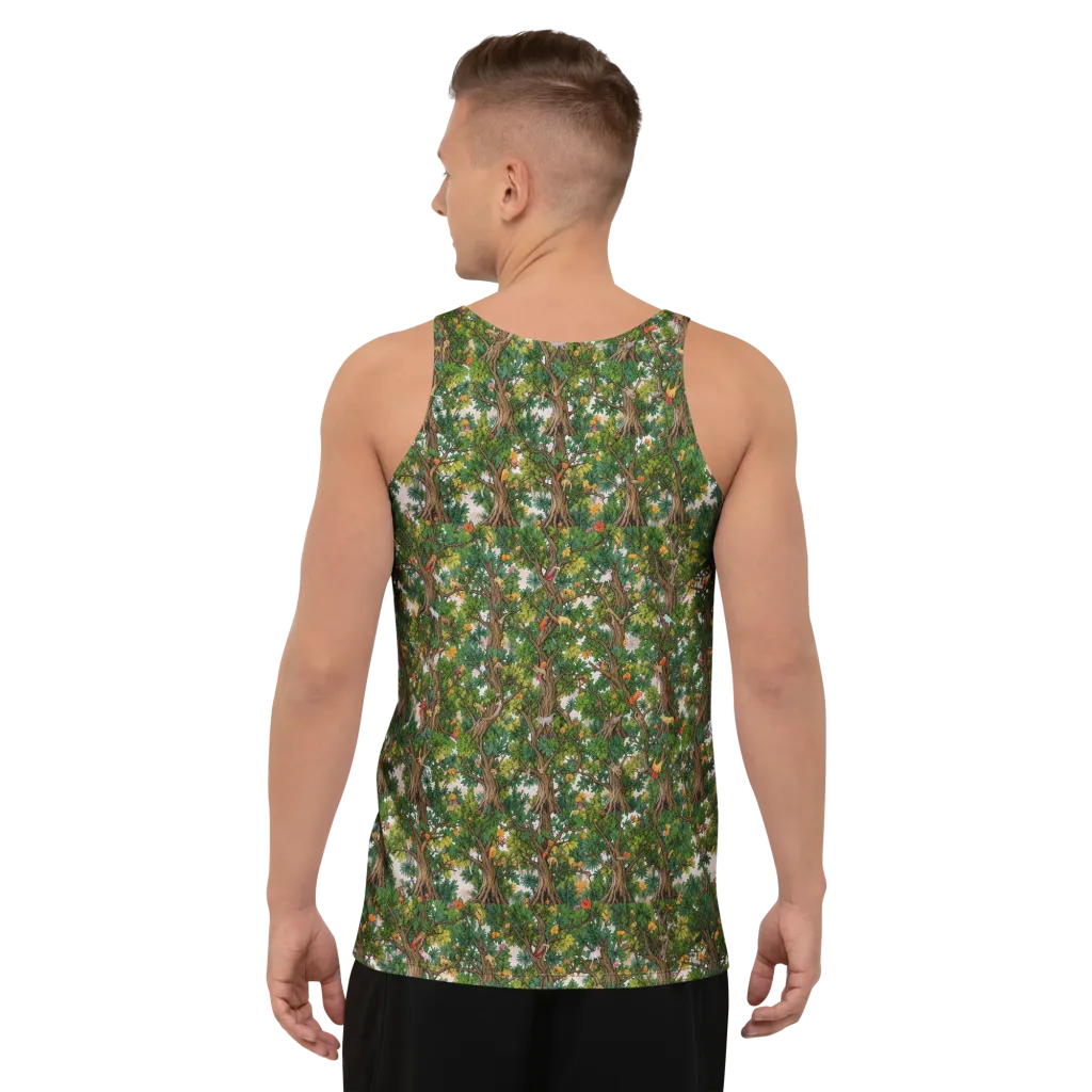 Jungle Canopy on Men's Tank Top — Back