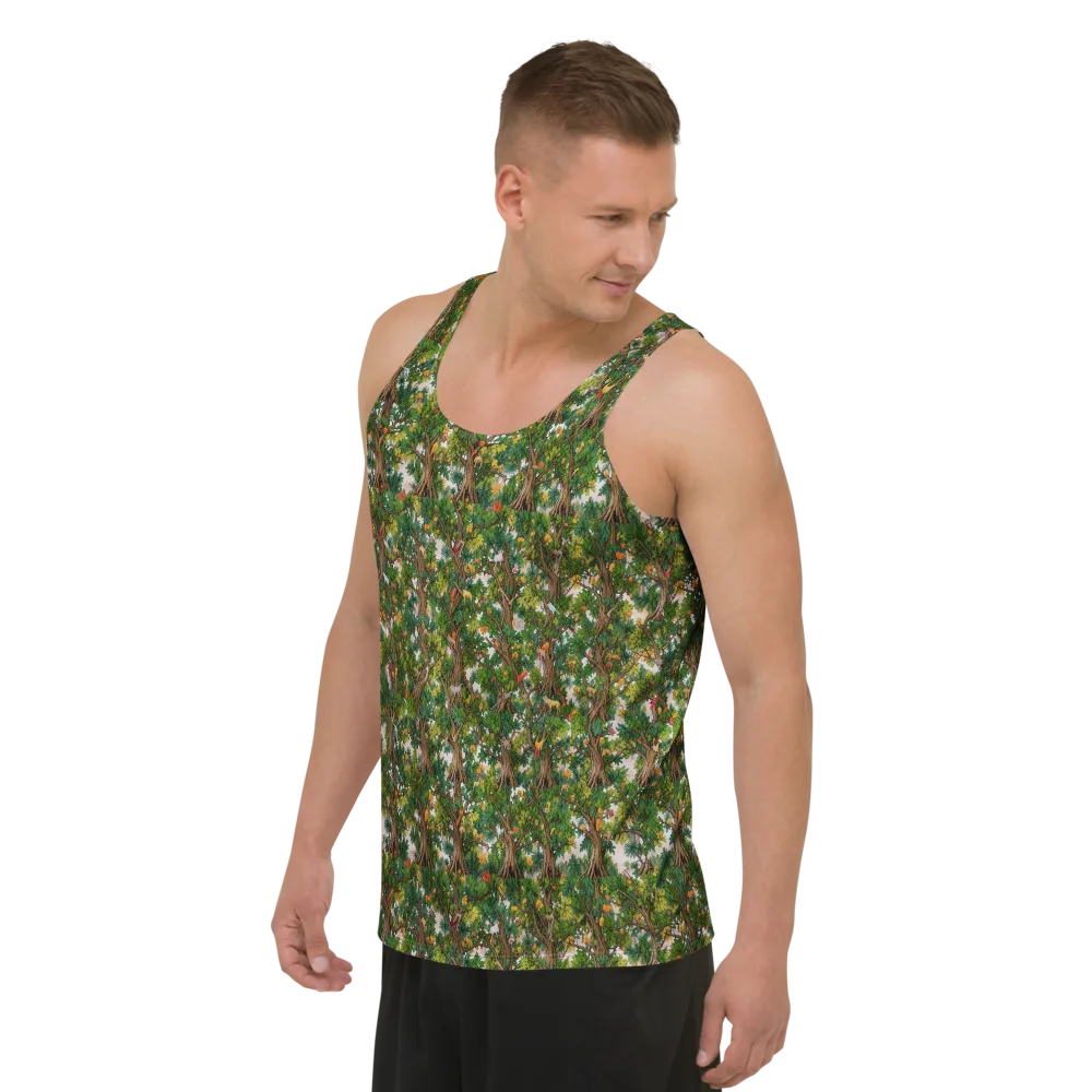 Jungle Canopy on Men's Tank Top — Left Front