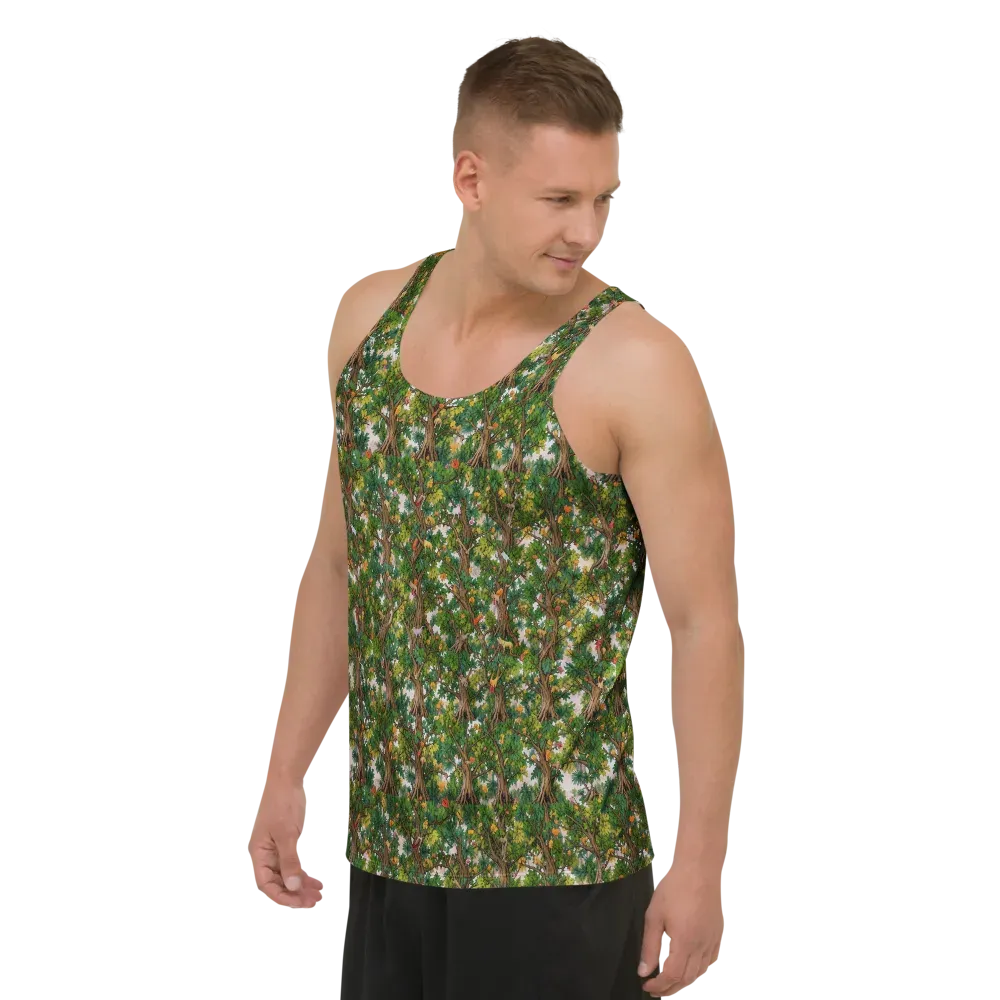 Jungle Canopy on Men's Tank Top — Left Front