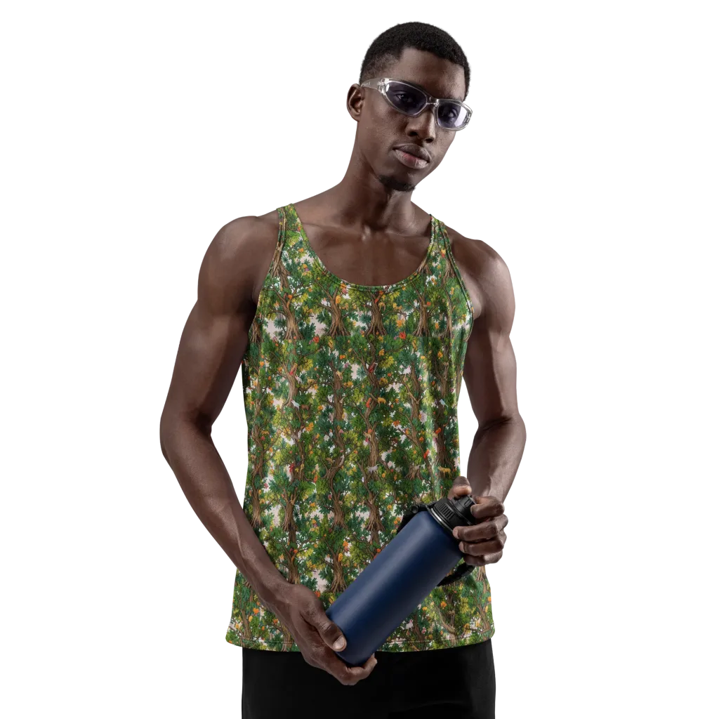 Jungle Canopy on Men's Tank Top — Front