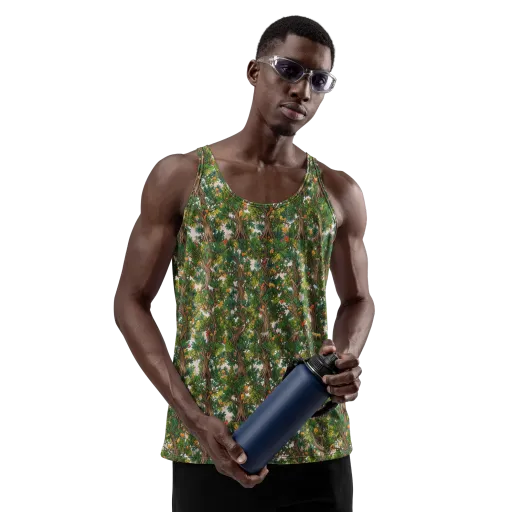 Jungle Canopy on a Men's Tank Top