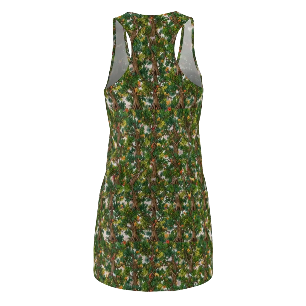 Jungle Canopy on Racerback Dress — Back