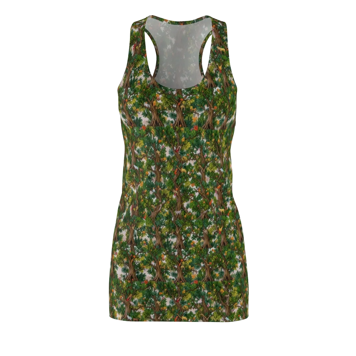 Jungle Canopy on Racerback Dress — Front