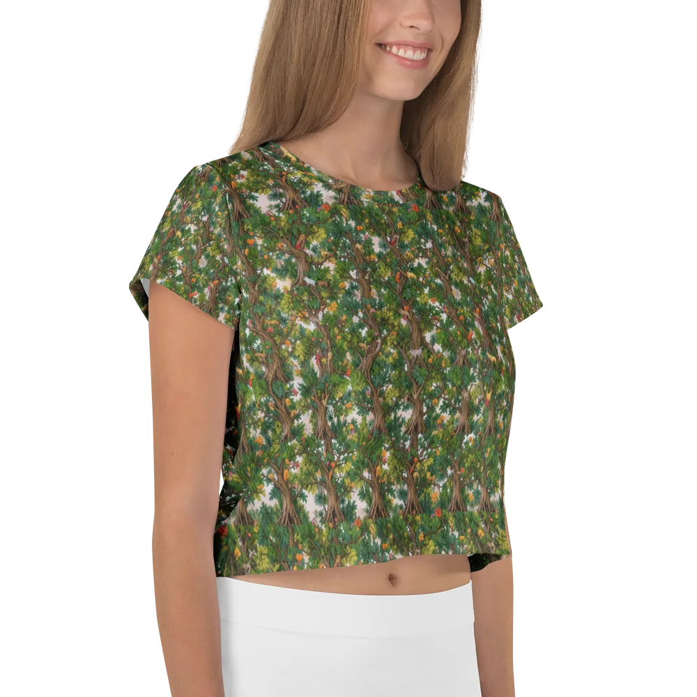 Jungle Canopy on Crop Tee — Right