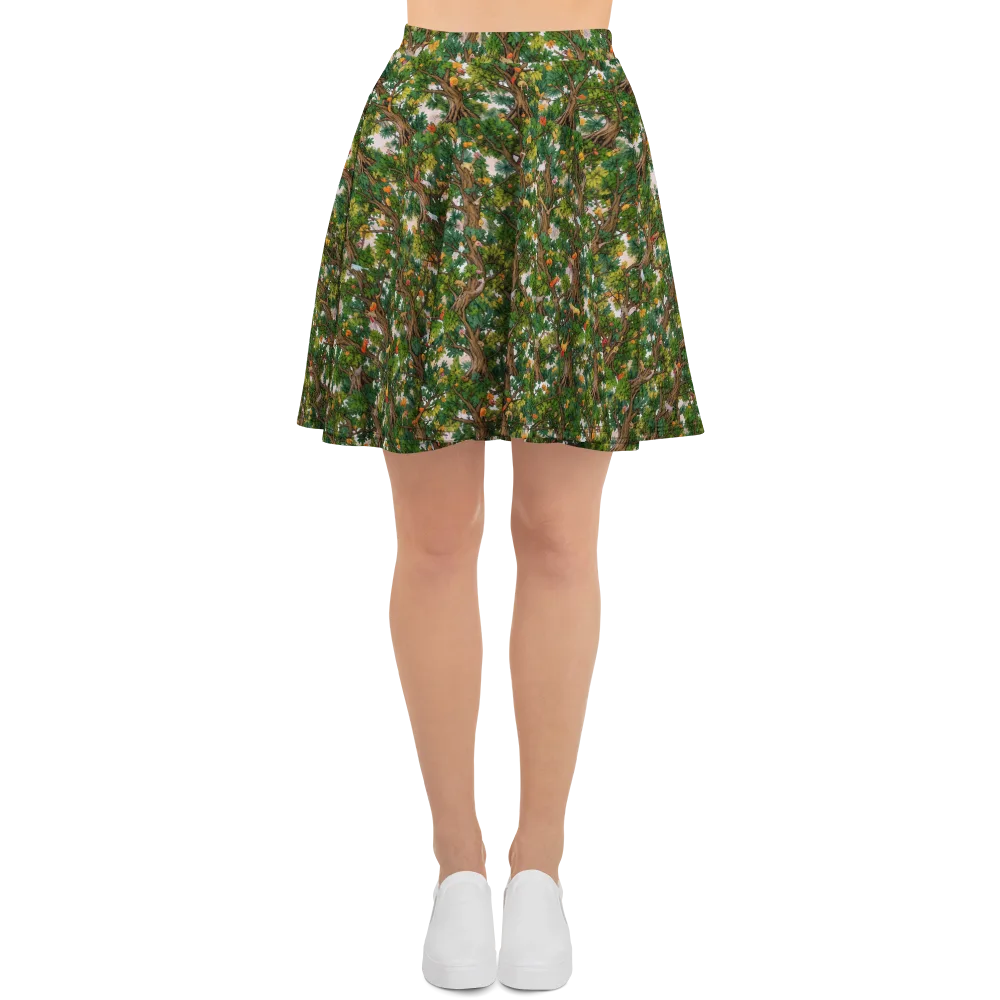Jungle Canopy on Skater Skirt — Front