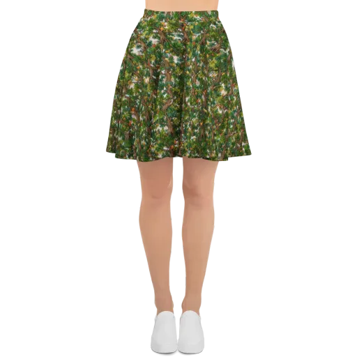 Jungle Canopy on a Skater Skirt