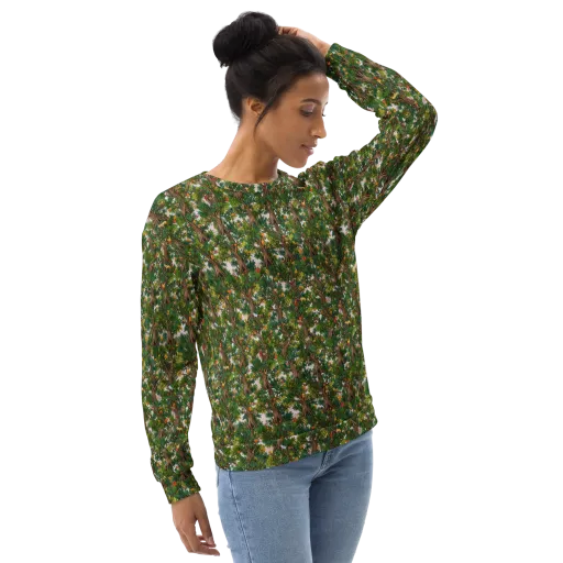 Jungle Canopy on a Sweatshirt