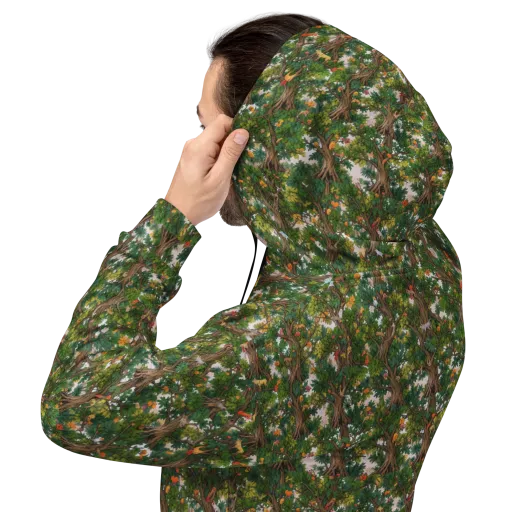 Jungle Canopy on a Hoodie